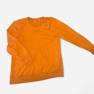 Michael Kors Orange Crew Neck Top